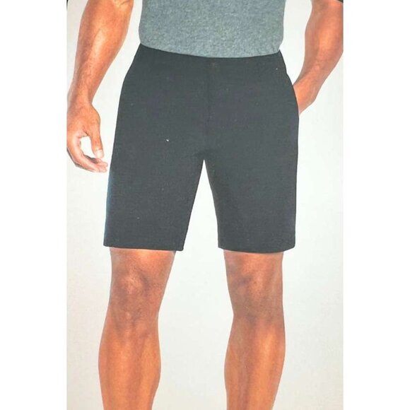 Banana Republic | Men's Flat Front Shorts | Black | Size 38 - Picture 3 of 4